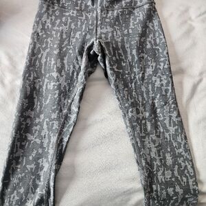 Lulu Gray Camouflage Leggings